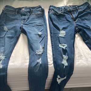 Hollister Mid Rise Jeggings Bundle.